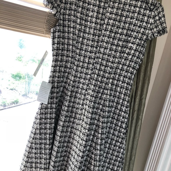 Eliza J Tweed B&W Dress - Picture 7 of 7